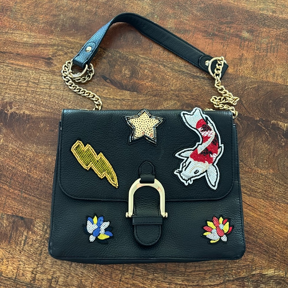 Sam Edelman Patchwork Leather Shoulder Bag - image 1